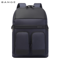 BANGE Nouveauté Sac à dos multifonctionnel grande capacité pour homme, idéal pour les trajets quotidiens, les affaires, personnalisable, étanche, pour ordinateur portable et voyage