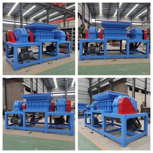 Reifens chred derma chine Doppelwellen-Reifen brecher Kleine Gummischredder-Reifen produktions linie - Product Image 2