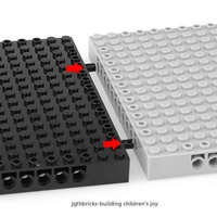 Compatible con la placa base de bloques de construcción 65803, placa inferior gruesa de 16x16, accesorios de juguete de plástico ABS, ladrillo con orificios para construir escenas.