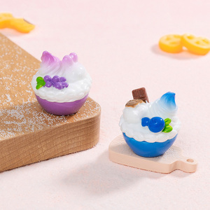 Miniatures colorées de glaces en résine, figurines artisanales pour maison de poupée, mini-cuisine, micro-paysagisme et décoration - Product Image 4