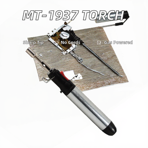 Chalumeau à <span class=keywords><strong>souder</strong></span> au butane MT-100, torche à gaz DIY sans fil, pointe <span class=keywords><strong>aiguille</strong></span>, 200-400°C, 20-60W, en alliage d'aluminium, poignée ergonomique - Product Image 2