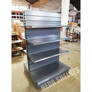 Heda scaffali <span class=keywords><strong>a</strong></span> doppia faccia negozio supermercato Design scaffali e scaffali <span class=keywords><strong>a</strong></span> doghe <span class=keywords><strong>scaffalature</strong></span> <span class=keywords><strong>a</strong></span> parete mobili <span class=keywords><strong>scaffalature</strong></span> <span class=keywords><strong>a</strong></span> Gondola in metallo - Product Image 4