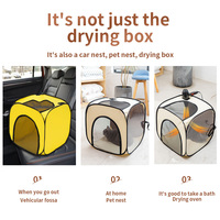 Inne — sèche-cheveux pour animaux de compagnie, Portable et pliable, accessoire de toilettage, mains libres, Cage pour chat/chien