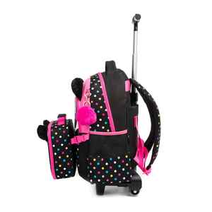กระเป๋าเป้สะพายหลังแบบมีล้อลากอเนกประสงค์แฟชั่น ขนาด 16 นิ้ว ราคาประหยัด สำหรับเด็กผู้หญิง - Product Image 4