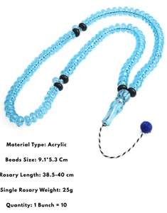 High Quality Wholesale Custom Religious Resin Islamic Tasbih Prayer Beads for Sale - Product Image 2