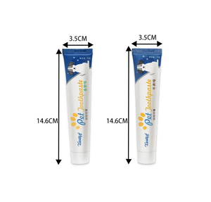 Qbellpet Fabricants Vente Chien et chat nettoyage buccal <span class=keywords><strong>chiot</strong></span> <span class=keywords><strong>dentifrice</strong></span> sain saveur de boeuf vanille chien <span class=keywords><strong>dentifrice</strong></span> - Product Image 2