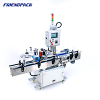 Machine d'étiquetage automatique de bouteilles rondes personnalisées UPK avec imprimante, 20-200 pièces/min, machine d'étiquetage de bouteilles de vin, machine d'étiquetage de bouteilles en plastique
