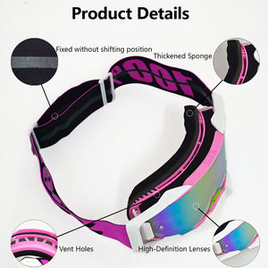 Gafas de Motociclismo Todoterreno ARMEGA con <span class=keywords><strong>Lentes</strong></span> Intercambiables de Pantalla Grande, Resistentes al Viento, <span class=keywords><strong>para</strong></span> Motocicleta Todoterreno, ATV, BMX, <span class=keywords><strong>MTB</strong></span> - Product Image 3