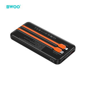 แบตสำรองพกพา BWOO <span class=keywords><strong>Mini</strong></span> พร้อมสายในตัวสำหรับ <span class=keywords><strong>iPhone</strong></span> รองรับการชาร์จเร็ว PD 22.5W ความจุ 10000mAh - Product Image 2