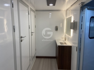 Remolques de Ducha y Baño Portátiles Insonorizados de Acero de Alta Calidad y Gran Venta para Eventos - Product Image 5