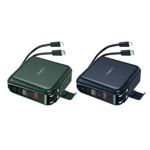 Remax powerbank RPP-145 carregador sem fio, carregamento rápido, bateria portátil de 10000mah, carga rápida, universal, com cabo