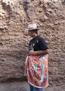 Pañuelo Cuadrado Tibetano de 80*80 cm, Ligero, de Primera Calidad, con Estampado Animal Colorido, de Seda Sintética, para Regalo Creativo - Product Image 6