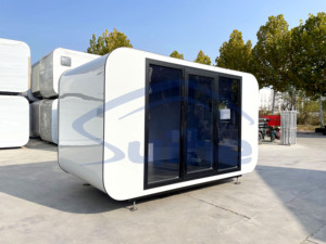 2 camere da letto 40ft Mobile piccola casa contenitore in acciaio con decorazioni completamente arredate per Hotel caffè o campeggio - Product Image 2