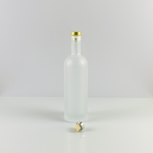 Envase de Vidrio para Licores, Botella Transparente Vacía para Agua, Mezcal, Whisky, Brandy, Vodka, Tequila, Ginebra, Ron, <span class=keywords><strong>Cachaza</strong></span>, 200ml, 500ml, 700ml - Product Image 4