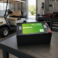 Batterie de chariot de golf 72V 40Ah LiFePO4, batterie au phosphate de fer et de lithium à décharge profonde pour Club Car EZGO Yamaha OEM ODM