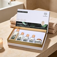 Kit de Soins Cutanés Purifiants et Anti-Acné à l'Acide Salicylique Fermenté et à l'Huile d'Arbre à Thé pour le Contrôle du Sébum et l'Élimination des Imperfections et Boutons