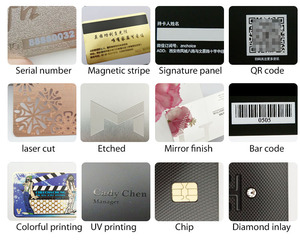 Tarjetas de regalo de membresía <span class=keywords><strong>VIP</strong></span> en blanco de metal plateado de acero inoxidable baratas personalizadas, tarjetas de visita de metal con grabado láser, tarjetas de identificación - Product Image 4