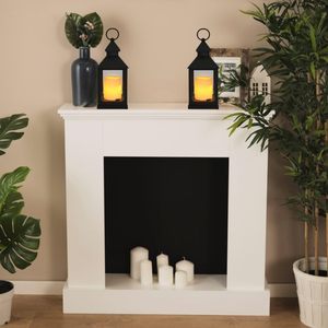 European Retro Glass LED <b>Candle</b> Lamp Christmas Halloween Portable Wind Lantern for Interior Decoration Cross-Border Plastic - Product Image 2