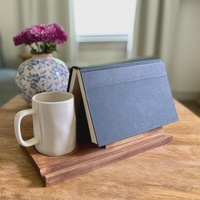 Boîte de rangement décorative pour livres, étagère rotative pour livres, étagère pour salon, support à livres triangulaire en pin, support à livres en bois, porte-tasses