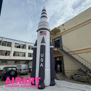 Globo cohete enorme inflable de nuevo diseño 2025, <span class=keywords><strong>portaaviones</strong></span> alto inflable para decoración de fiestas al aire libre - Product Image 1