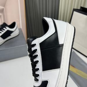 Zapatos Casuales Transpirables de Moda para Hombre, Diseño Color Panda, con Cordones de Cuero, Antideslizantes, para Todas las Temporadas, Recién Lanzados - Product Image 2