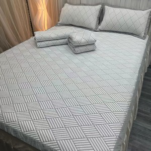 Funda de colchón de enfriamiento suave de estilo coreano, sustituto de la sábana bajera elástica de enfriamiento, Protector de colchón de nailon sedoso - Product Image 2