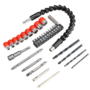 32pcs Flexible Shaft <b>Tool</b> Electronics Drill Screwdriver Bit <b>the</b> Sleeve Holder Connect Link Multi Hex Shank Extension Snake Flexi - Product Image 3