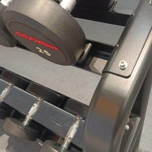 Nouvel arrivage : Ensemble d'haltères avec support <span class=keywords><strong>de</strong></span> rangement, prix usine <span class=keywords><strong>de</strong></span> gros, poids d'haltères en caoutchouc pour les bras - Product Image 3