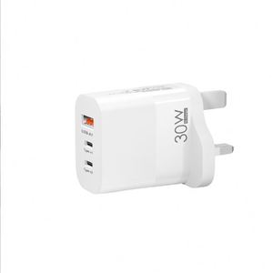 Vente flash - Chargeur USB multi-ports à charge rapide PD 30W, norme britannique, européenne et américaine, pratique et rapide - Product Image 3
