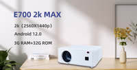 Everycom E700 2k Max Mise au point électrique HD Android 1080P WIFI Smart TV Vidéo 4K Projecteur 4K