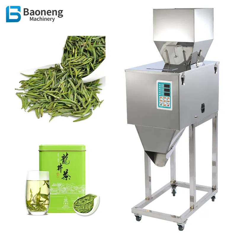BN semi-automatico sacchetto granulario riempitrice di particelle di pesatura macchina per il tè verde semi di cereali macchina per il confezionamento di alimenti