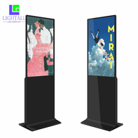 Afficheur numérique LCD sur pied pour publicité intérieure de 43 pouces, écran tactile Android