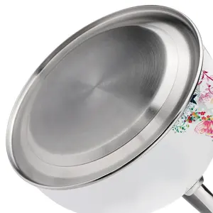 New Design Whistling Tea Kettle Stainless Steel Water Tea Pot With Color Painting Kitchen Home Whistle Kettle