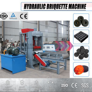 เครื่องอัดถ่านแบบไฮดรอลิกควบคุมด้วย PLC พร้อมมอเตอร์ AC ประสิทธิภาพสูงสำหรับถ่านชิชา บาร์บีคิว - Product Image 1