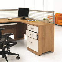 Système de cloisons de bureau modulaires en panneaux nid d'abeilles en aluminium moderne pour poste de travail personnel