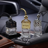 Vente en vrac prix usine voiture suspendu diffuseur bouteille parfum verre type pour automobile