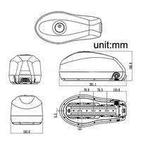 Batterie lithium haute capacité 48v 23Ah 27Ah 35Ah 1680Wh avec BMS, batterie de moto électrique pour moto tout-terrain électrique