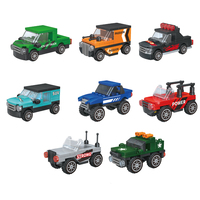 QS Nouveau Design Jouet Éducatif Mini Briques pour Enfants, Ensemble de 150 Pièces de Blocs de Construction en Plastique ABS, Véhicules pour Enfants