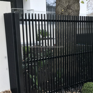 Clôture de villa extérieure élégante et sécurisée avec lames en aluminium soudées de style australien <span class=keywords><strong>pour</strong></span> usage domestique - Product Image 6