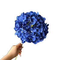 Buket Bunga Hydrangea Buatan Ukuran Taman untuk Dekorasi Ruang Tamu Rumah, Grosir Bunga Sutra Imitasi Buatan Cina untuk Acara dan Tempat