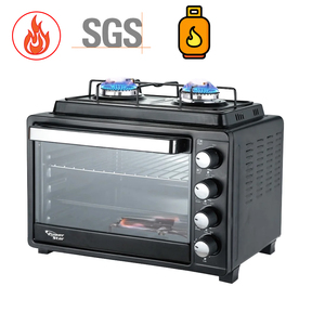 Cuisinière à gaz domestique et commerciale avec <span class=keywords><strong>four</strong></span>, <span class=keywords><strong>porte</strong></span> en verre trempé, gril, GPL pour restaurants, voitures et camping-cars - Product Image 1