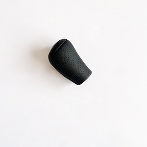Chen Can Car Gear <b>Shift</b> <b>Knob</b> Black Leather Universal 5 Speed Manual Transmission <b>Knob</b> - Product Image 2