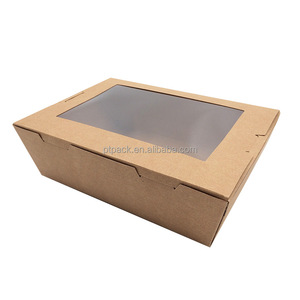 PTPACK Papel Kraft de alta calidad para llevar Caja de ensalada Contenedor de papel para alimentos Embalaje Fiambreras - Product Image 5