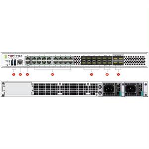Fortinet FG-601F Fortigate 601F UTP <span class=keywords><strong>Firewall</strong></span> con VPN unificata protezione dalle minacce e FortiCare FG-601F licenza inclusa - Product Image 1
