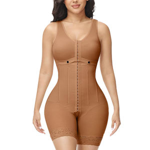 Venta al por mayor de <span class=keywords><strong>fajas</strong></span> deshuesadas de acero Fagas Colombianas Originales Tallaje grande Moldeador de cuerpo Faja moldeadora postoperatoria Corsé adelgazante - Product Image 1