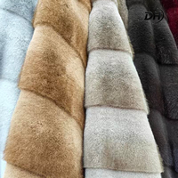 Tissu en fausse fourrure pelucheuse 100 % polyester à dégradé tie-dye personnalisé, matière douce et chaude pour vêtements de mode, vêtements d'extérieur et confections