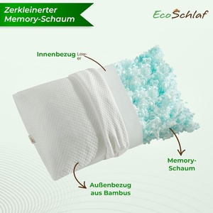 <span class=keywords><strong>Almohada</strong></span> Ortopédica EcoSchlaf Airflow para Dormir de Lado, Alivio del Dolor de Cuello, Espuma Viscoelástica, Soporte Ergonómico para el Cuello, Diseño de Panal - Product Image 2