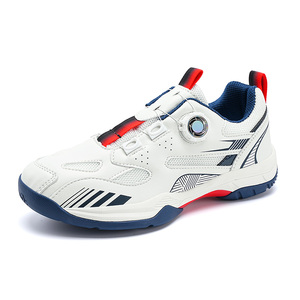 Chaussures de badminton et de pickleball professionnelles en gros OEM/ODM, respirantes, avec boucle automatique et semelle non-marquante - Product Image 1