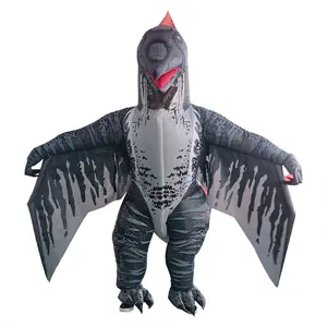 Kustom Murah Fursuit Iklan Perusahaan Dinosaurus Kostum Tiup Lucu Halloween Meledak Kostum