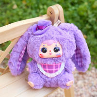 Mini figurine en peluche surprise style anime, porte-clés en peluche, pendentif chat mignon, cadeau en gros